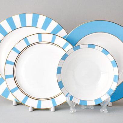 Набор столовый «Алиса лазурный» 6/24