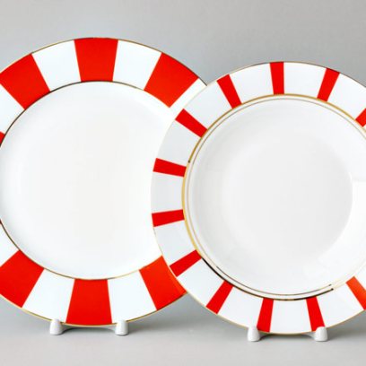 Набор столовый «Алиса красный» 6/12