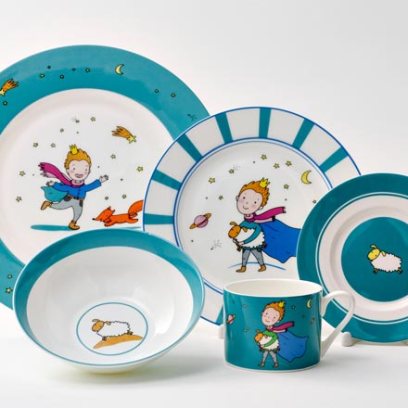 Набор детский пятипредметный Маленький принц. Бирюзовый 1/5 Прима
