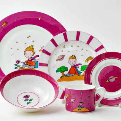 Набор детский пятипредметный Маленький принц. Черничный 1/5 Прима