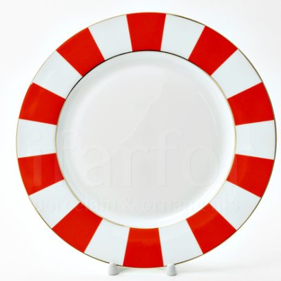 Тарелка мелкая «Алиса красный 2»
