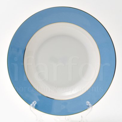 Тарелка глубокая Алиса лазурный 4