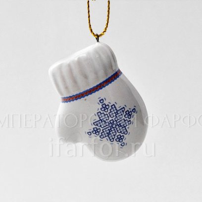 Елочная игрушка Варежка