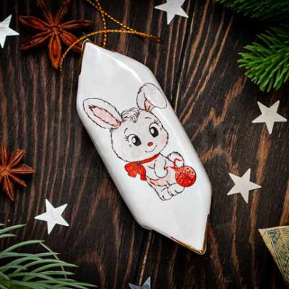 Елочная игрушка «Конфета 5»