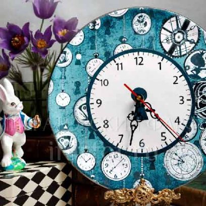 Часы Зазеркалье Круглая
