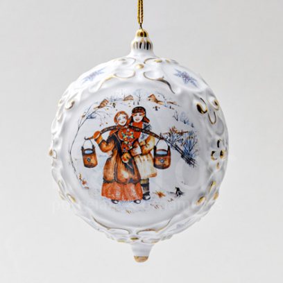 Елочная игрушка «Шар средний»