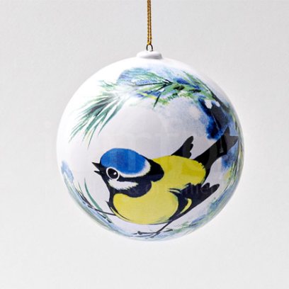 Елочная игрушка «Шар средний гладкий»