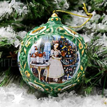 Елочная игрушка «Шар большой цветной»