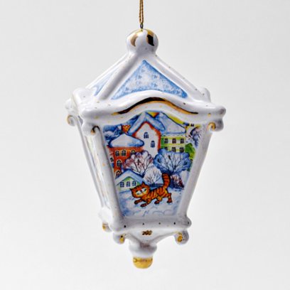 Елочная игрушка «Фонарик»