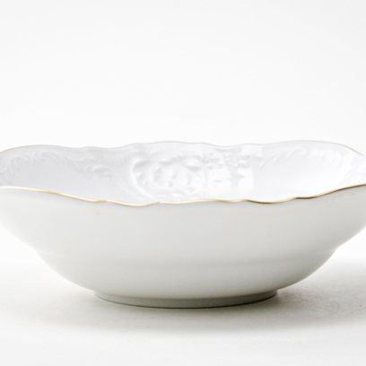 Салатник круглый «Бернадотт Белый узор»