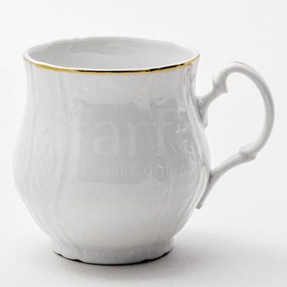 Чашка чайная «Белый узор»