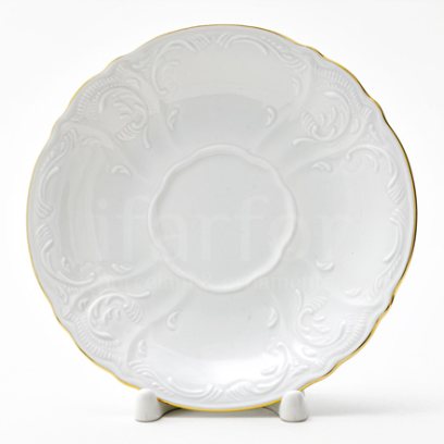 Блюдце чайное «Белый узор»