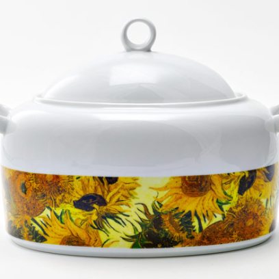 Супница и крышка «Подсолнухи»