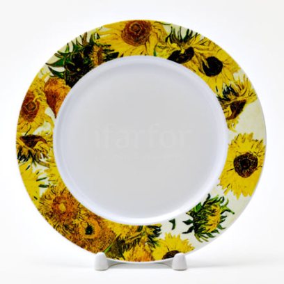 Тарелка десертная «Подсолнухи»