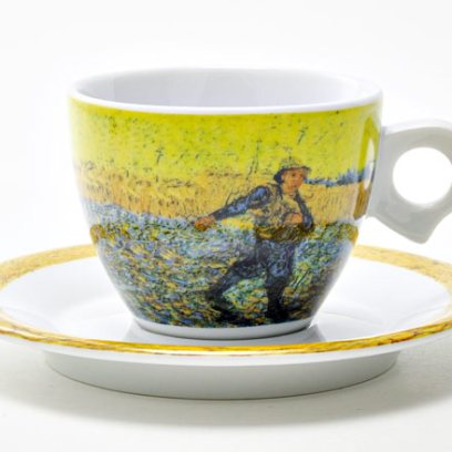 Чашка с блюдцем кофейная «Ван Гог. Сеятель» 1/2