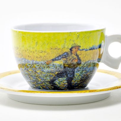 Чашка с блюдцем чайная «Ван Гог. Сеятель» 1/2