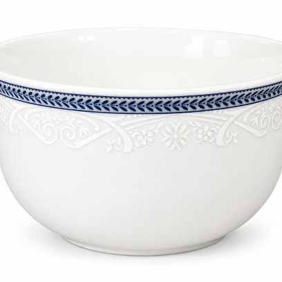 Миска «Голубые пластинки» Форма: OPAL. Фарфор. 110 мм.