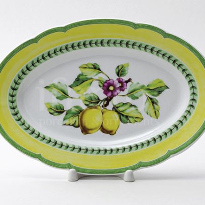 Блюдо овальное «Летний сад»