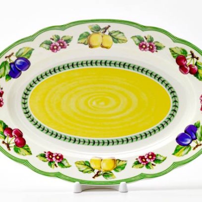 Блюдо овальное «Летний сад Ivory»