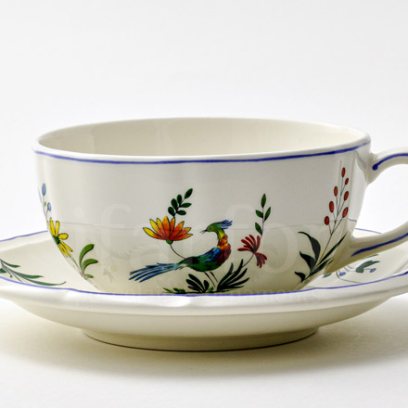 Чашка с блюдцем чайная «OISEAUX PARADIS» 1/2