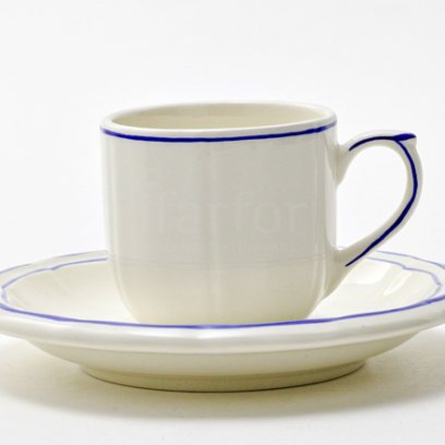 Чашка с блюдцем кофейная FILET BLEU 1/2 GIEN Рошель