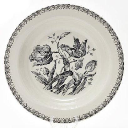 Блюдо круглое «TULIPES NOIRES»