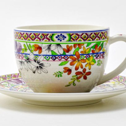Чашка с блюдцем чайная «BAGATELLE» 1/2