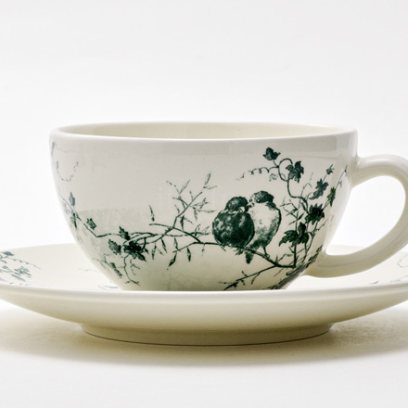 Чашка с блюдцем чайная «LES OISEAUX» 1/2