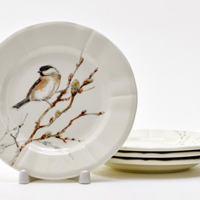 Набор тарелок десертный «LES OISEAUX DE LA FORET»