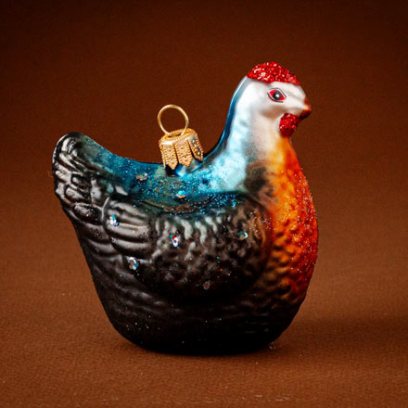 Елочная игрушка «Курочка»