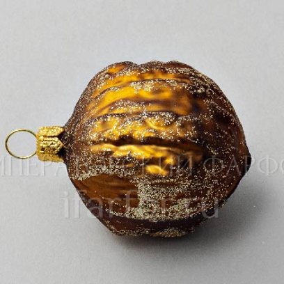 Елочная игрушка «Ягоды и фрукты. Грецкий орех»