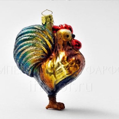 Елочная игрушка «Петух»