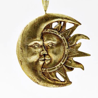 Елочная игрушка Солнце и луна