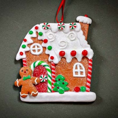 Елочная игрушка «Пряничный домик 2»