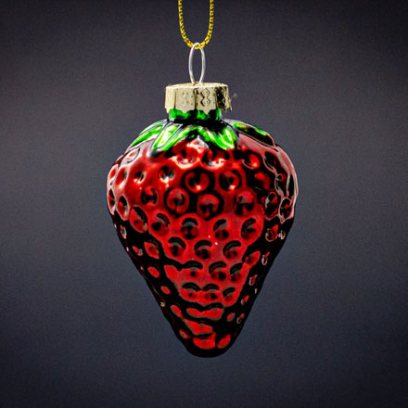 Елочная игрушка «Клубника»