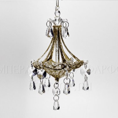Елочная игрушка «Люстра хрустальная»