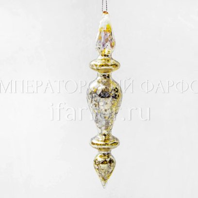 Елочная игрушка Веретено большое 3