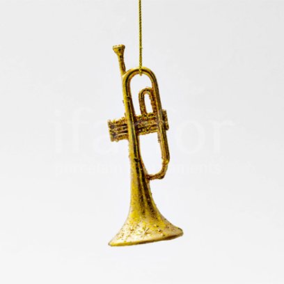 Елочная игрушка Музыкальный инструмент. Труба