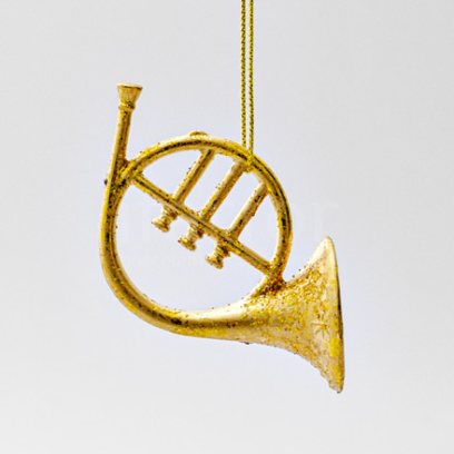 Елочная игрушка Музыкальный инструмент. Валторна