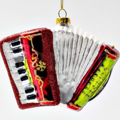 Елочная игрушка Музыкальные инструменты. Аккордеон