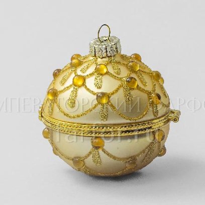 Елочная игрушка «Шкатулка в форме Шара»