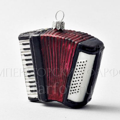 Елочная игрушка Музыкальные инструменты. Аккордеон