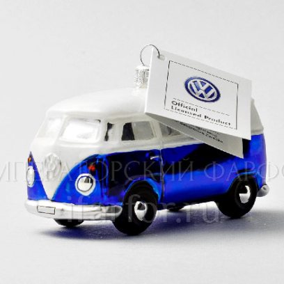 Елочная игрушка «Автобус» Форма: Автобус. Стекло. 111 x 70 мм.