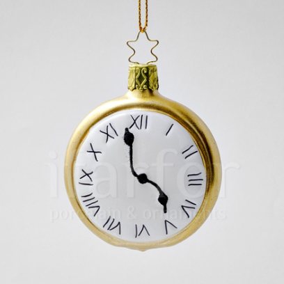 Елочная игрушка Алиса в стране чудес. Часы