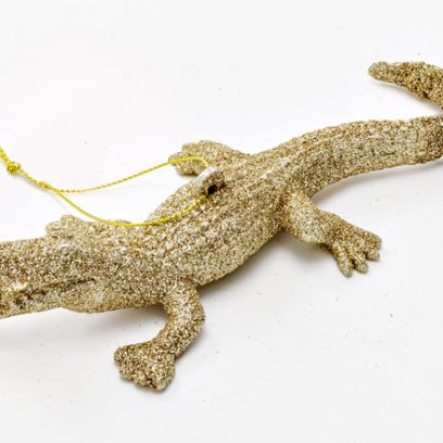 Елочная игрушка «Крокодил»