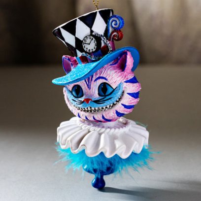 Елочная игрушка Чеширский кот в шляпе