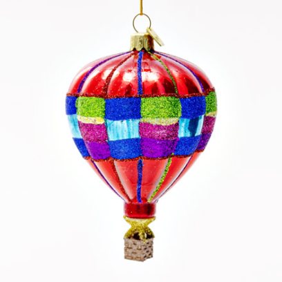 Елочная игрушка Воздушный шар Прогулка над землей