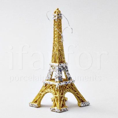 Елочная игрушка «Эйфелева башня»