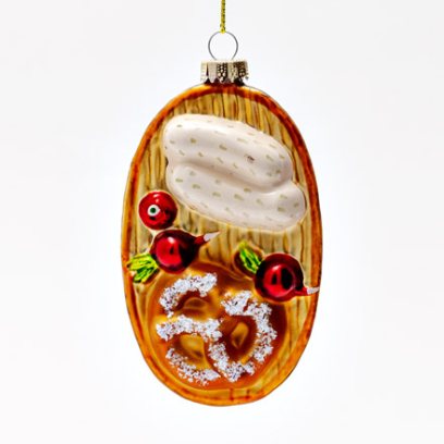 Елочная игрушка «Баварские колбаски с Прецелем»