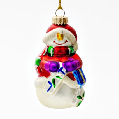 Елочная игрушка «Снеговик»